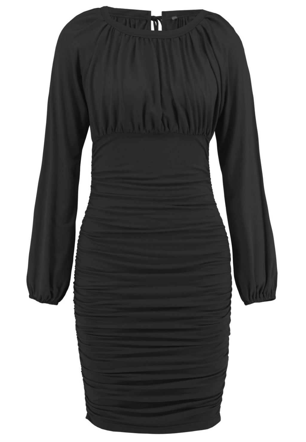 Ruched Detail Bodycon Dress
