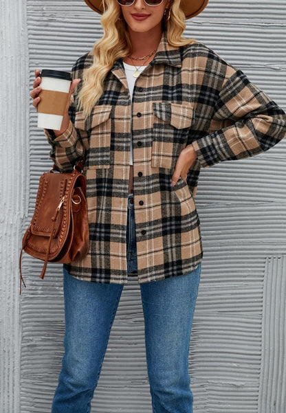 Classic Plaid Pattern Shacket