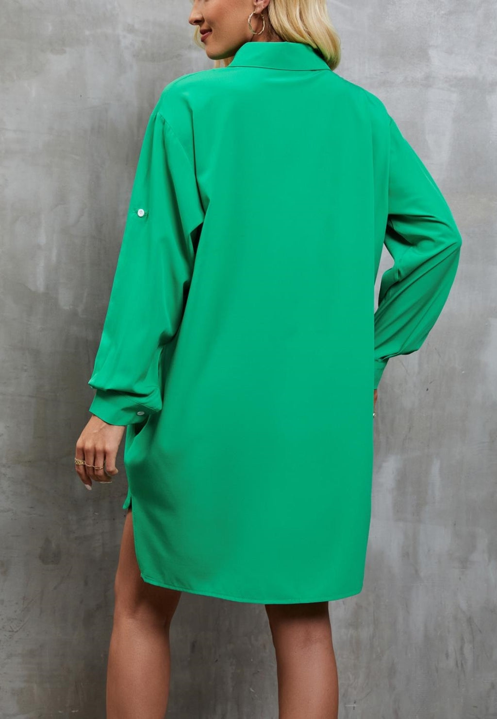Vestido camisero con botones