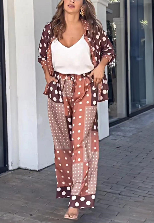 Multi Polka Dot Print Coordinates