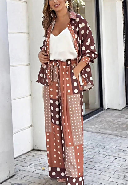 Multi Polka Dot Print Coordinates
