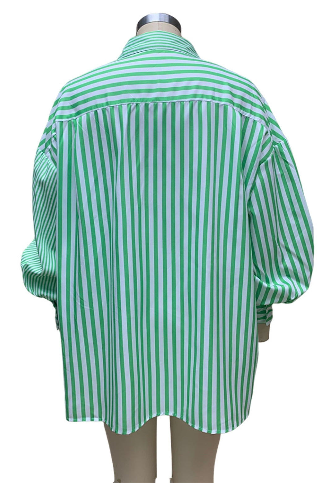 Camisa de manga tres cuartos con rayas múltiples