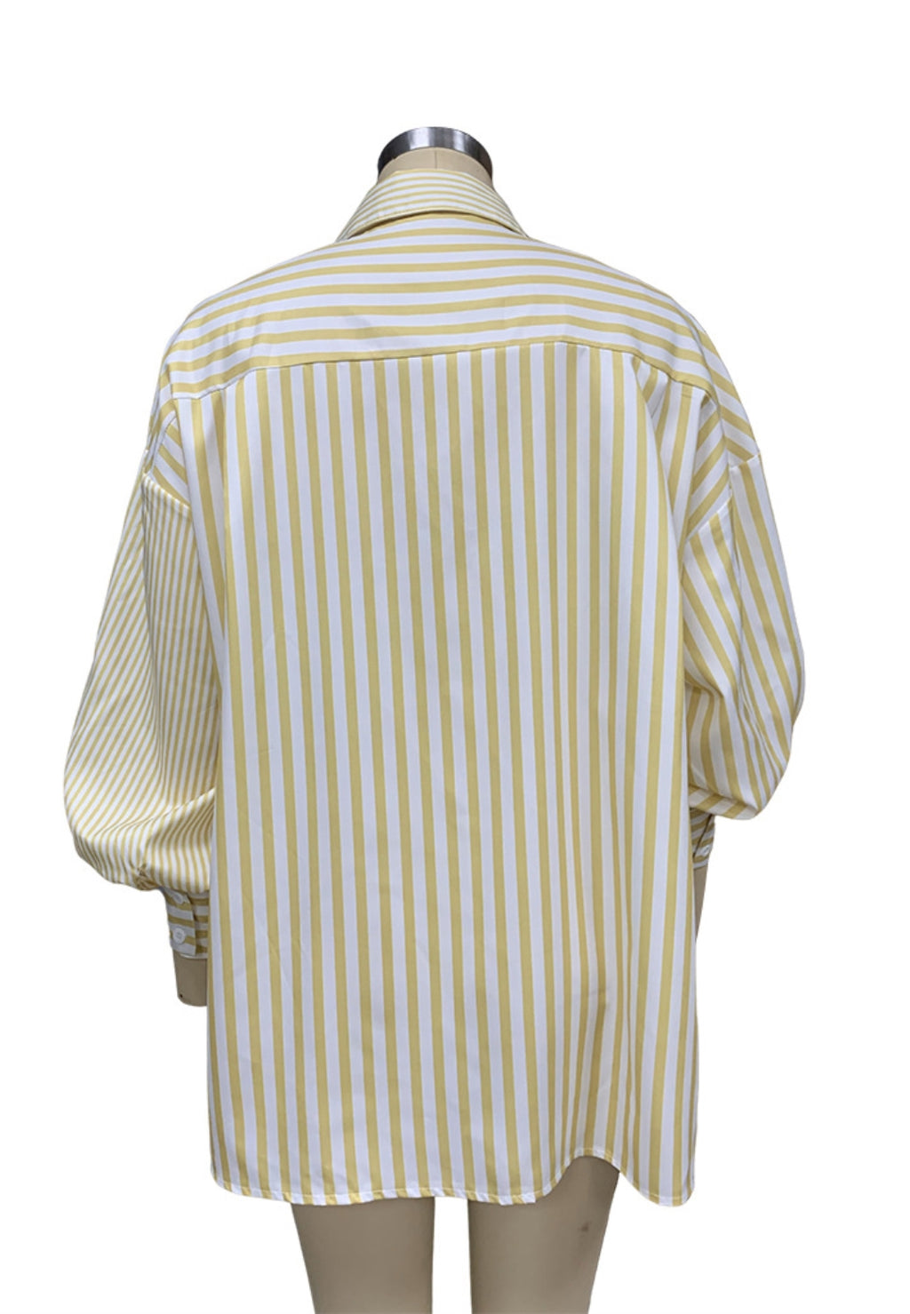 Camisa de manga tres cuartos con rayas múltiples