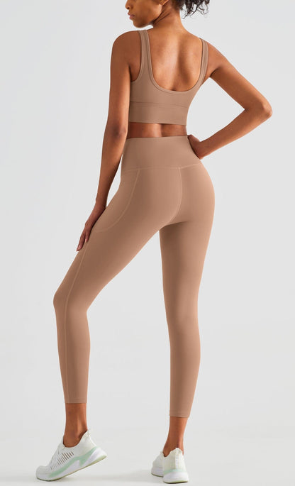 Soft Buttery Ruched Fitness Sports Bra