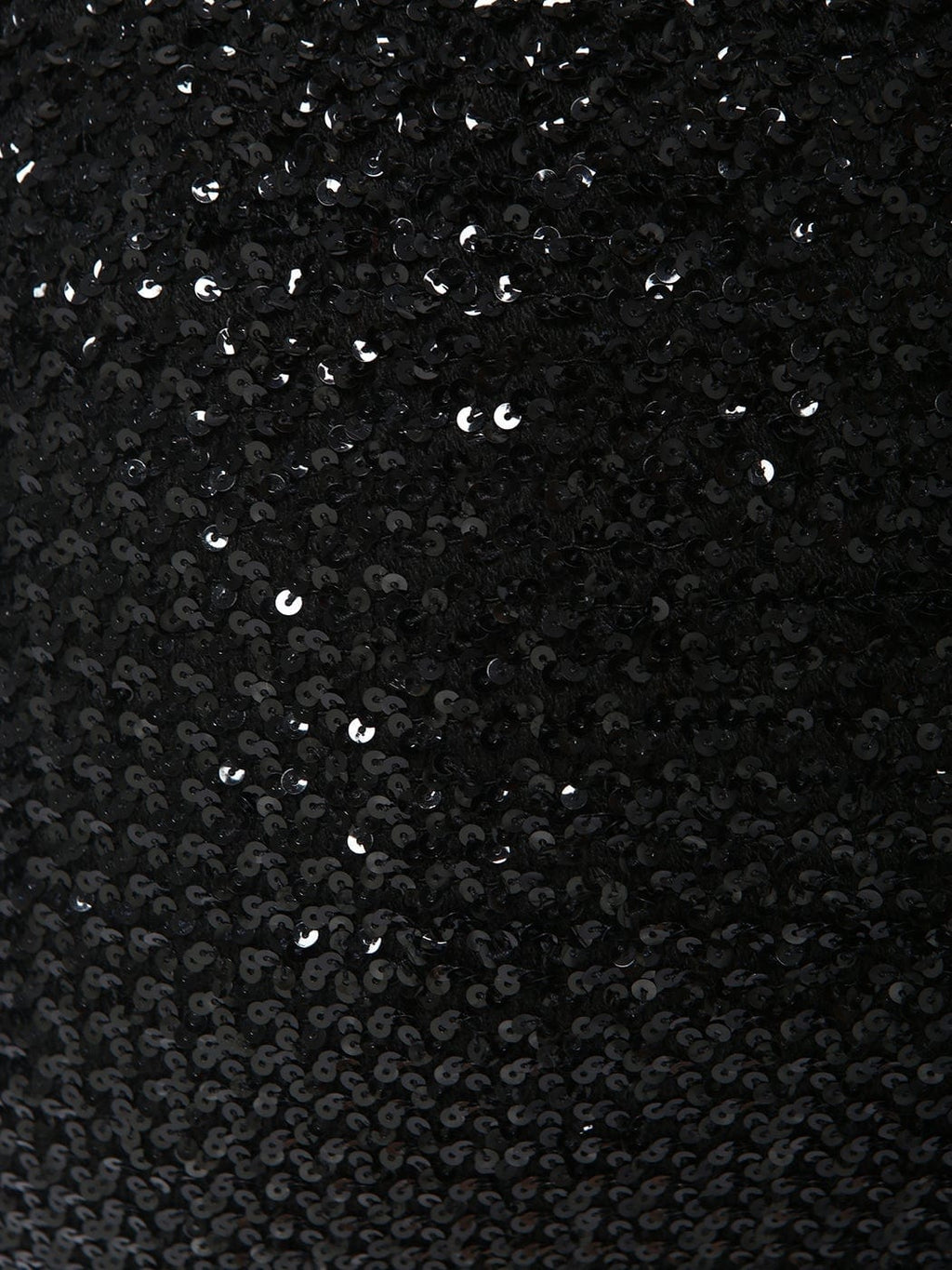 Minifalda elástica con lentejuelas metalizadas de talla grande