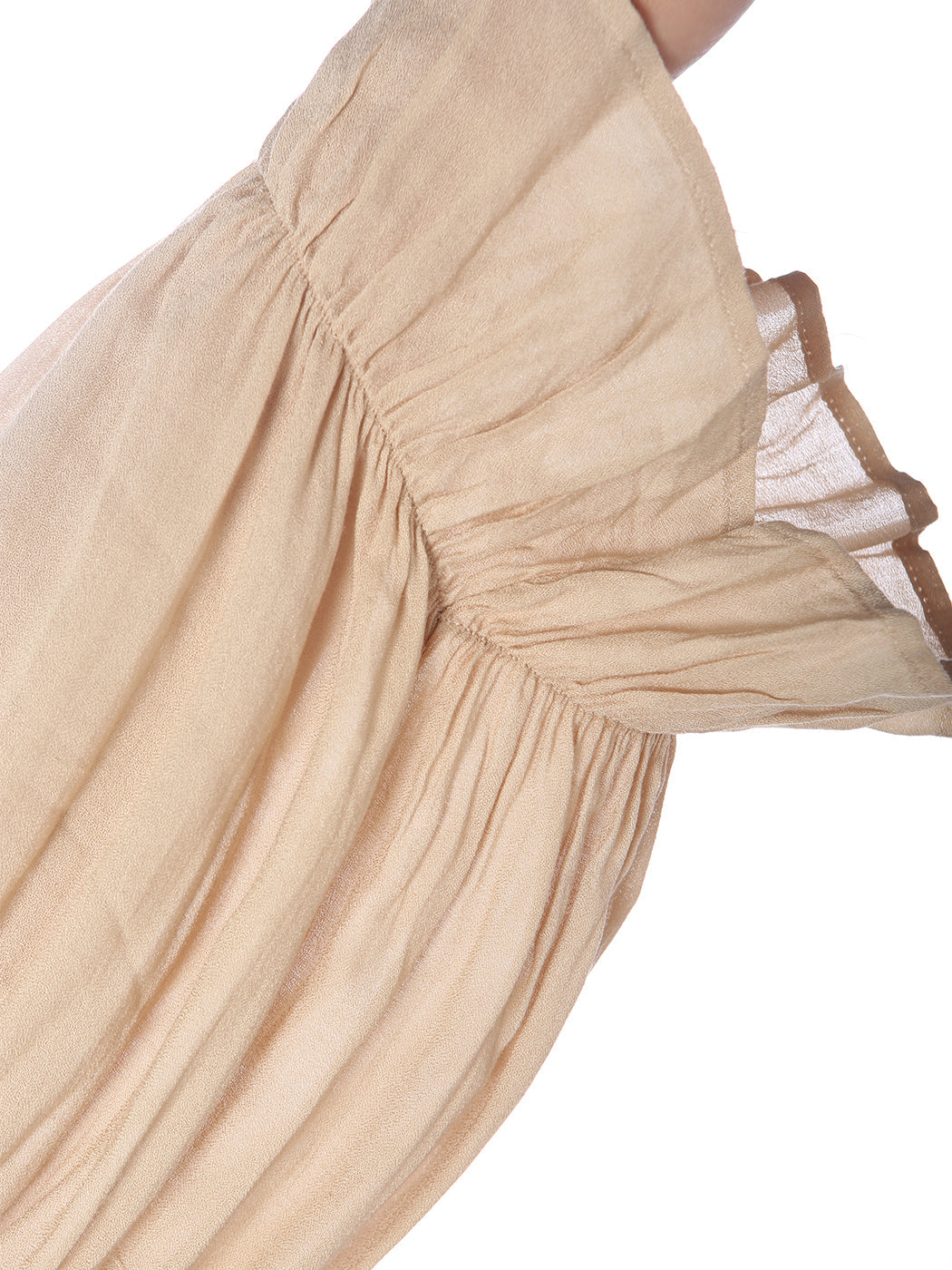 Blusa campesina con hombros descubiertos y talla grande