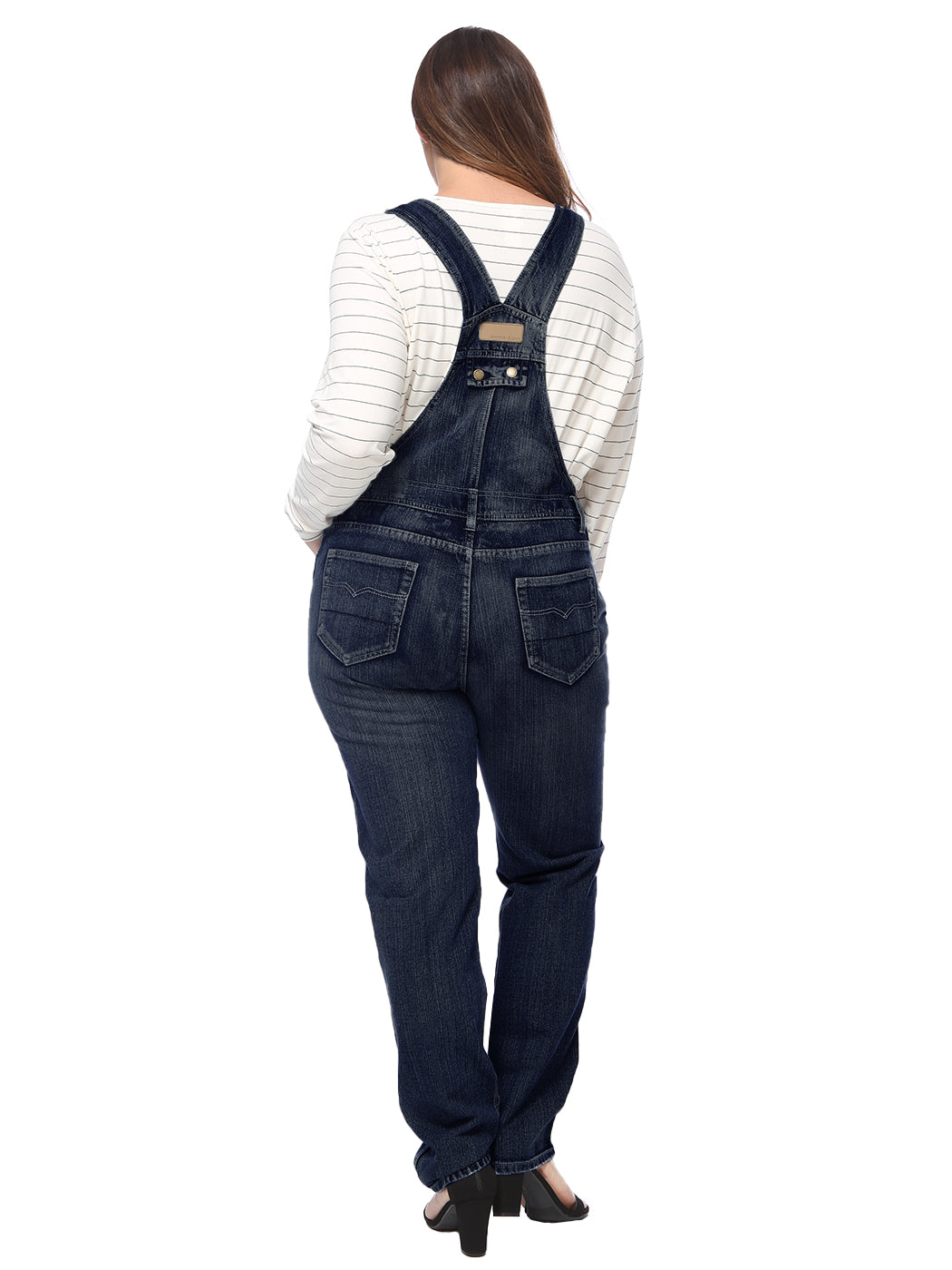 Plus Size Classic Denim Overalls