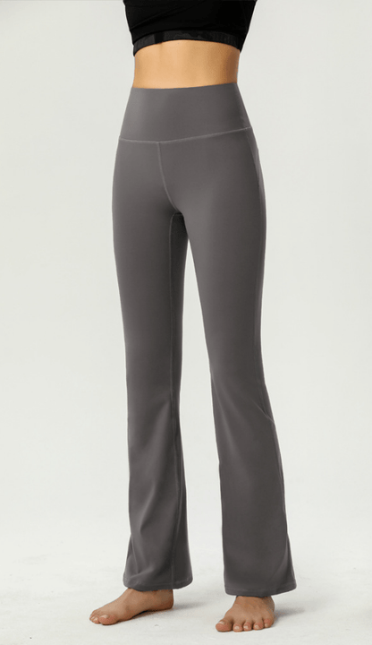 Pantalón de yoga acampanado de talle alto y suave con efecto mantequilla
