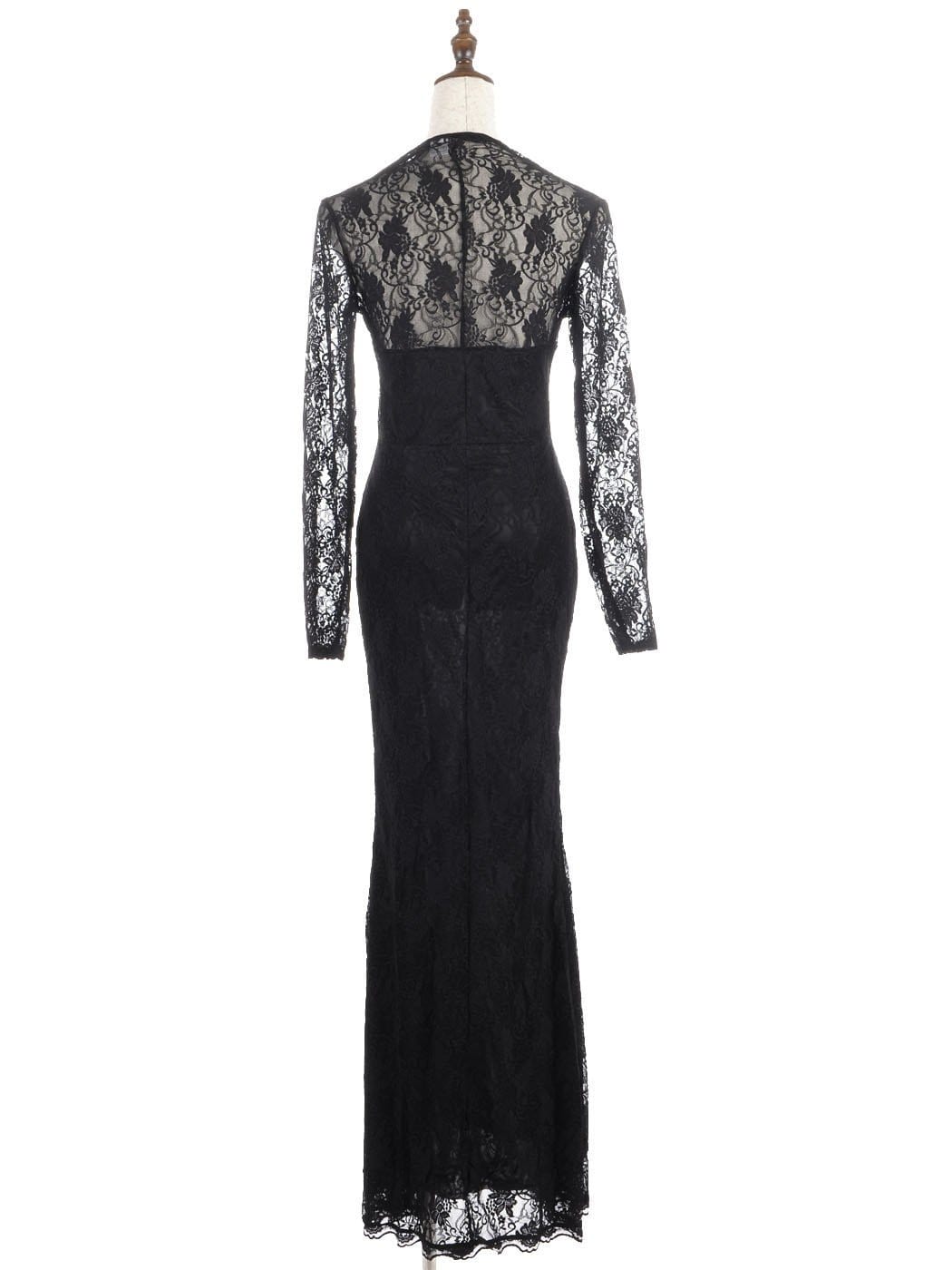 victorian maxi dress Victorian Long Sleeve Lace Maxi Dress