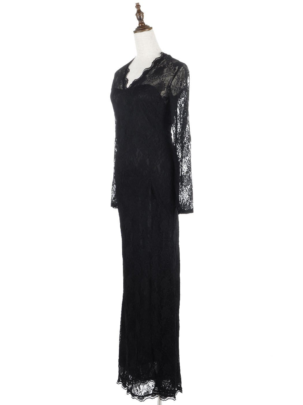 Victorian Long Sleeve Lace Maxi Dress