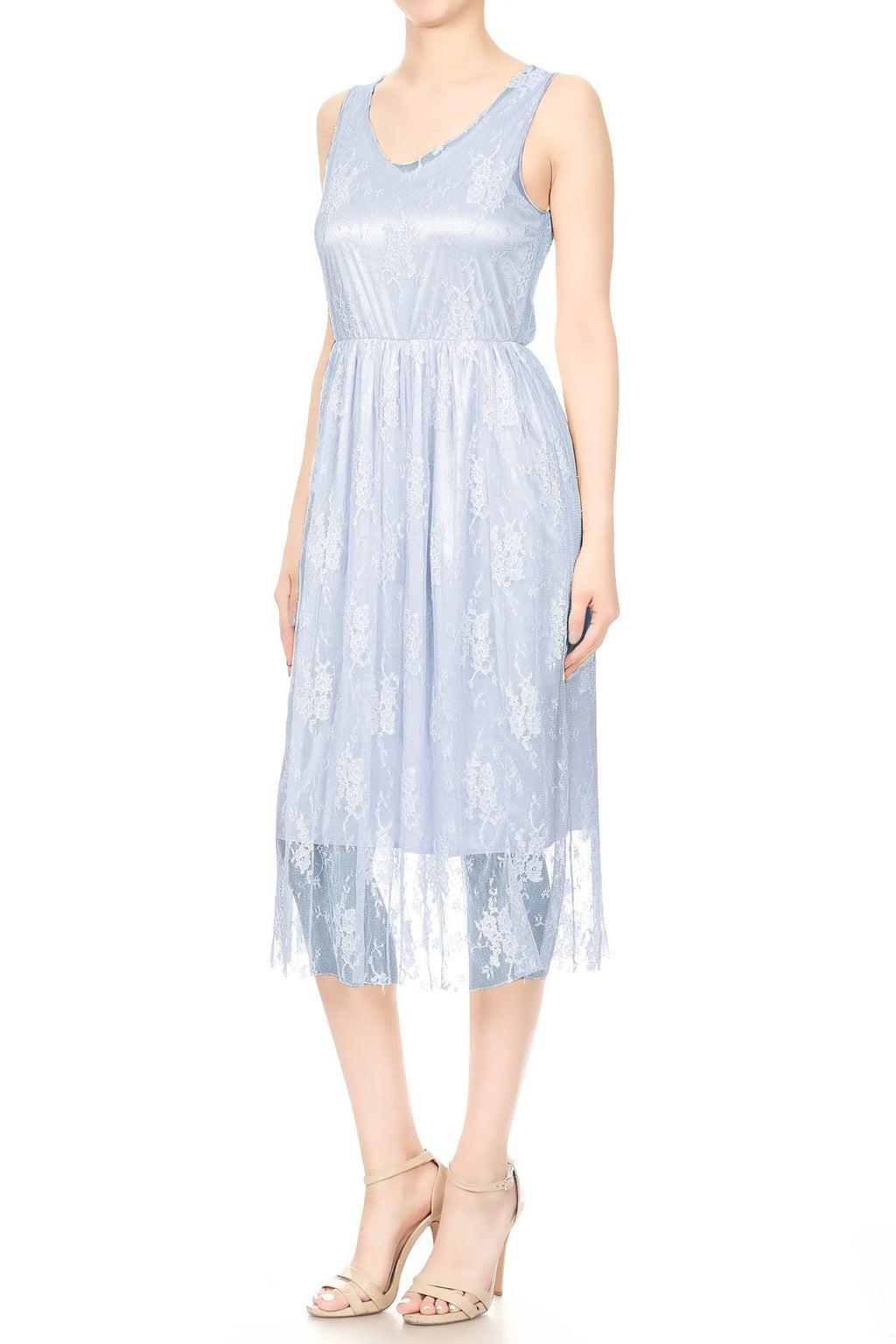 Conjunto de vestido y chaleco de encaje de crochet Gatsby