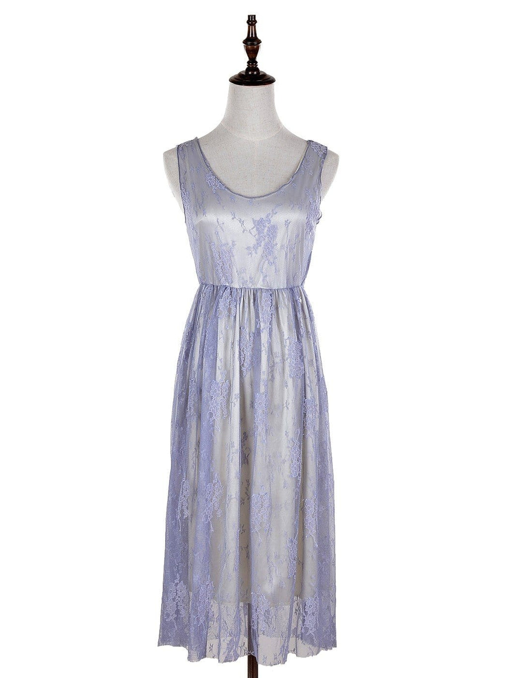 Conjunto de vestido y chaleco de encaje de crochet Gatsby