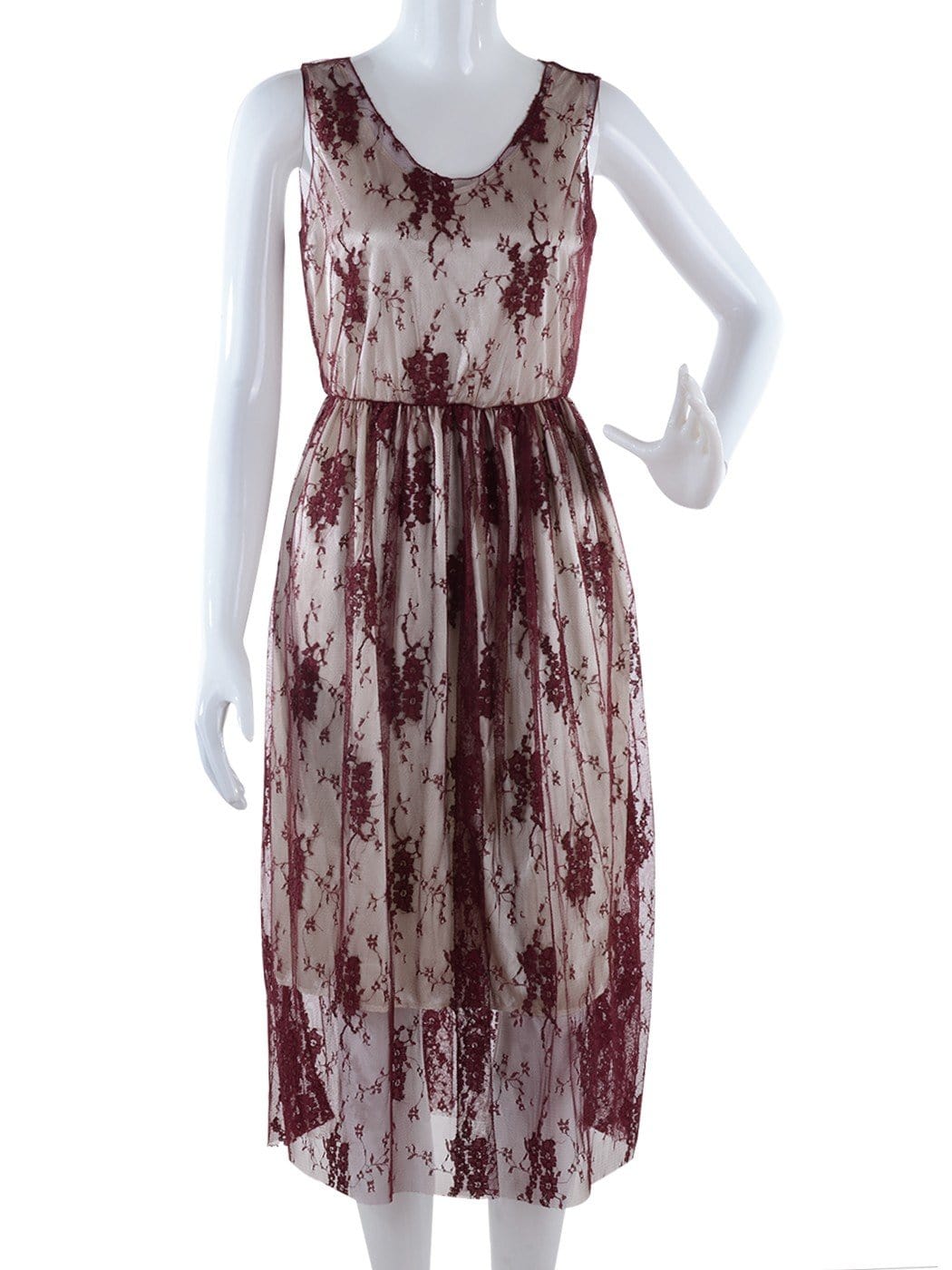 Conjunto de vestido y chaleco de encaje de crochet Gatsby