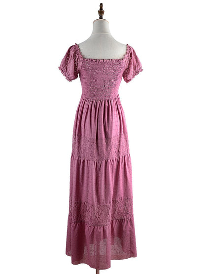 Off Shoulder Lace Maxi Dress