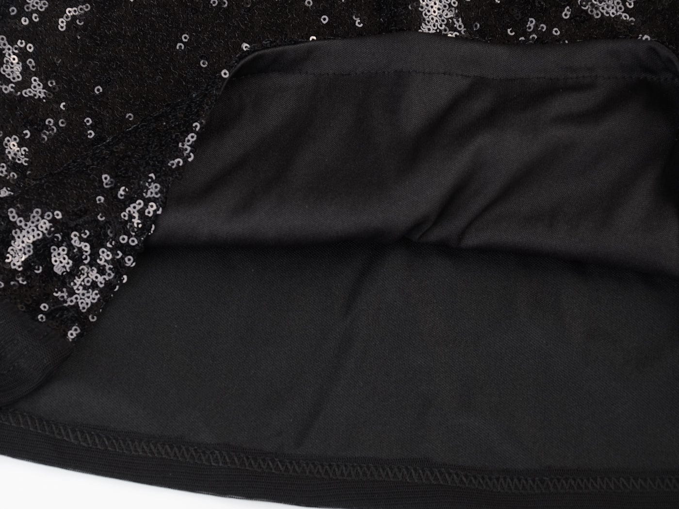 Camisola de tirantes finos con lentejuelas y cadena de metal brillante para mujer de Anna-Kaci para fiestas y clubes