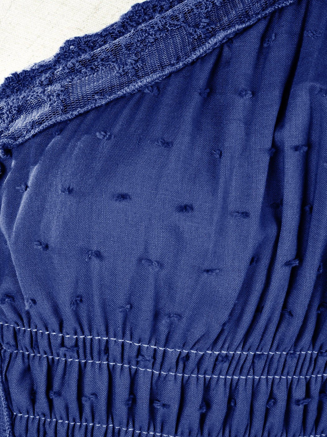 Vestido largo de encaje bohemio renacentista