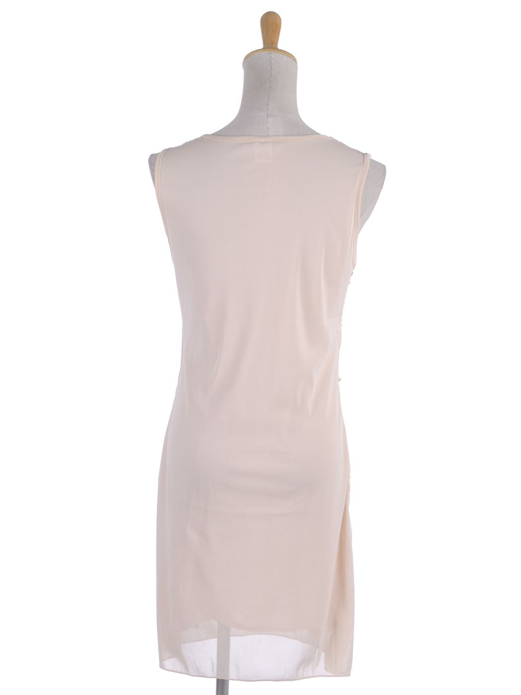 Vestido sin mangas con flores y hojas estilo Gatsby, estilo art déco, color morado, para mujer