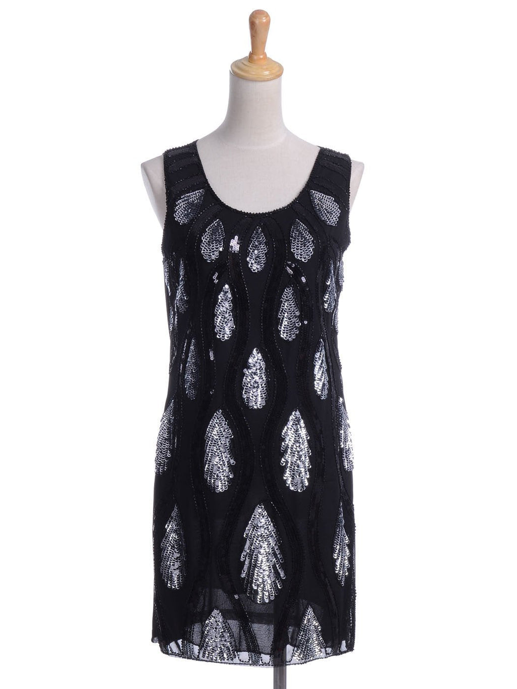Vestido de lentejuelas con estampado de ondas y lágrimas de Anna-Kaci