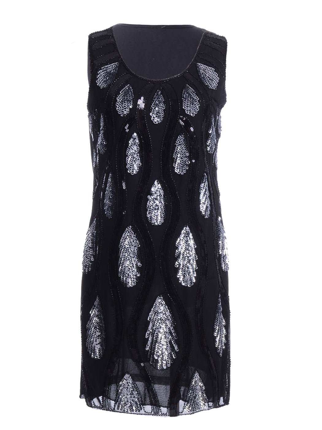 Vestido de lentejuelas con estampado de ondas y lágrimas de Anna-Kaci
