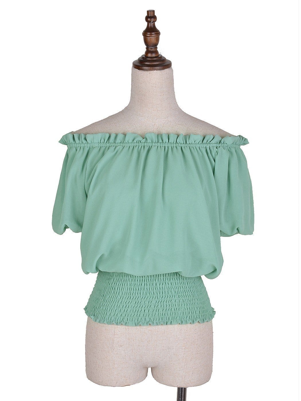 Blusa delicada con hombros descubiertos