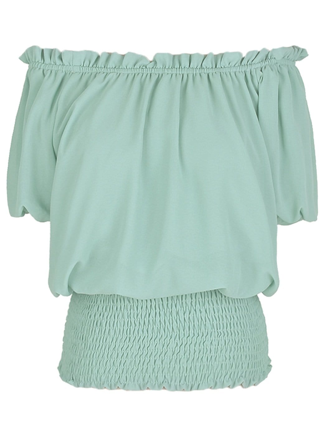 Blusa delicada con hombros descubiertos