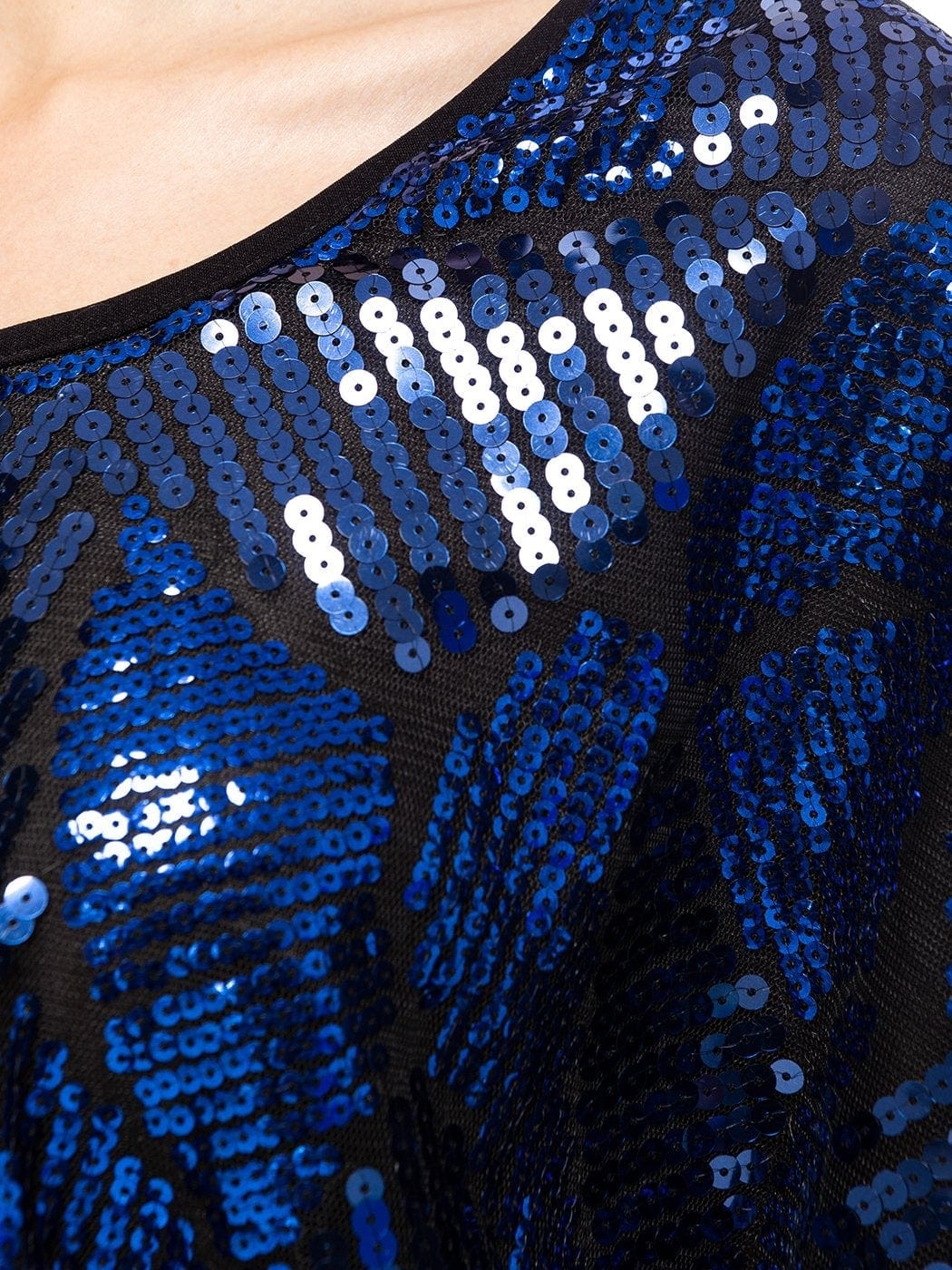 Blusa de noche holgada con mangas dolman y lentejuelas para mujer de Anna-Kaci