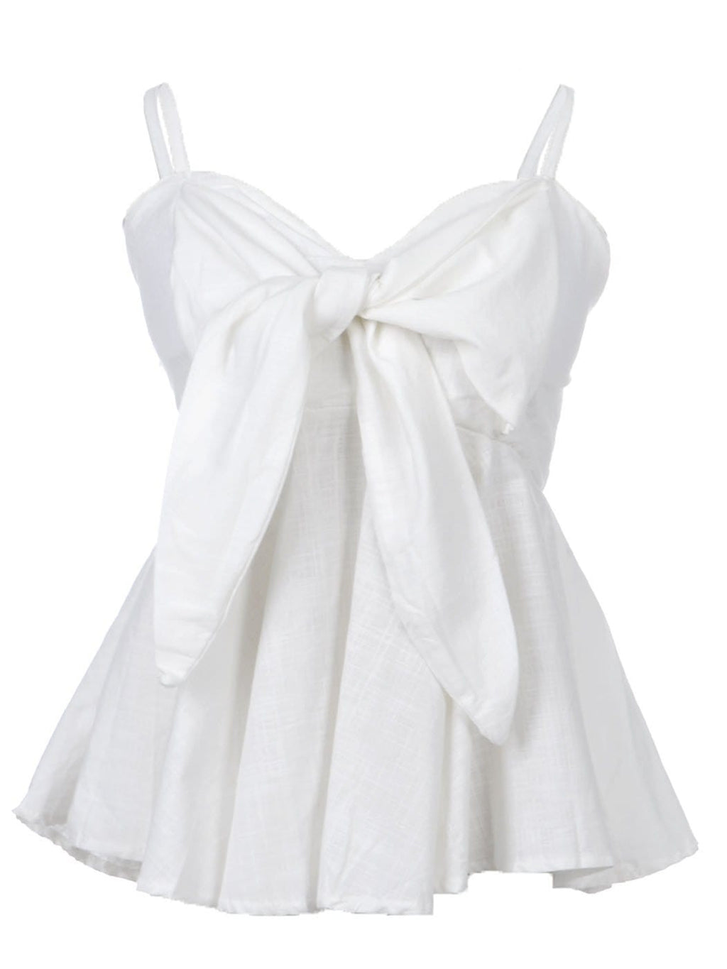 Camisola babydoll con lazo
