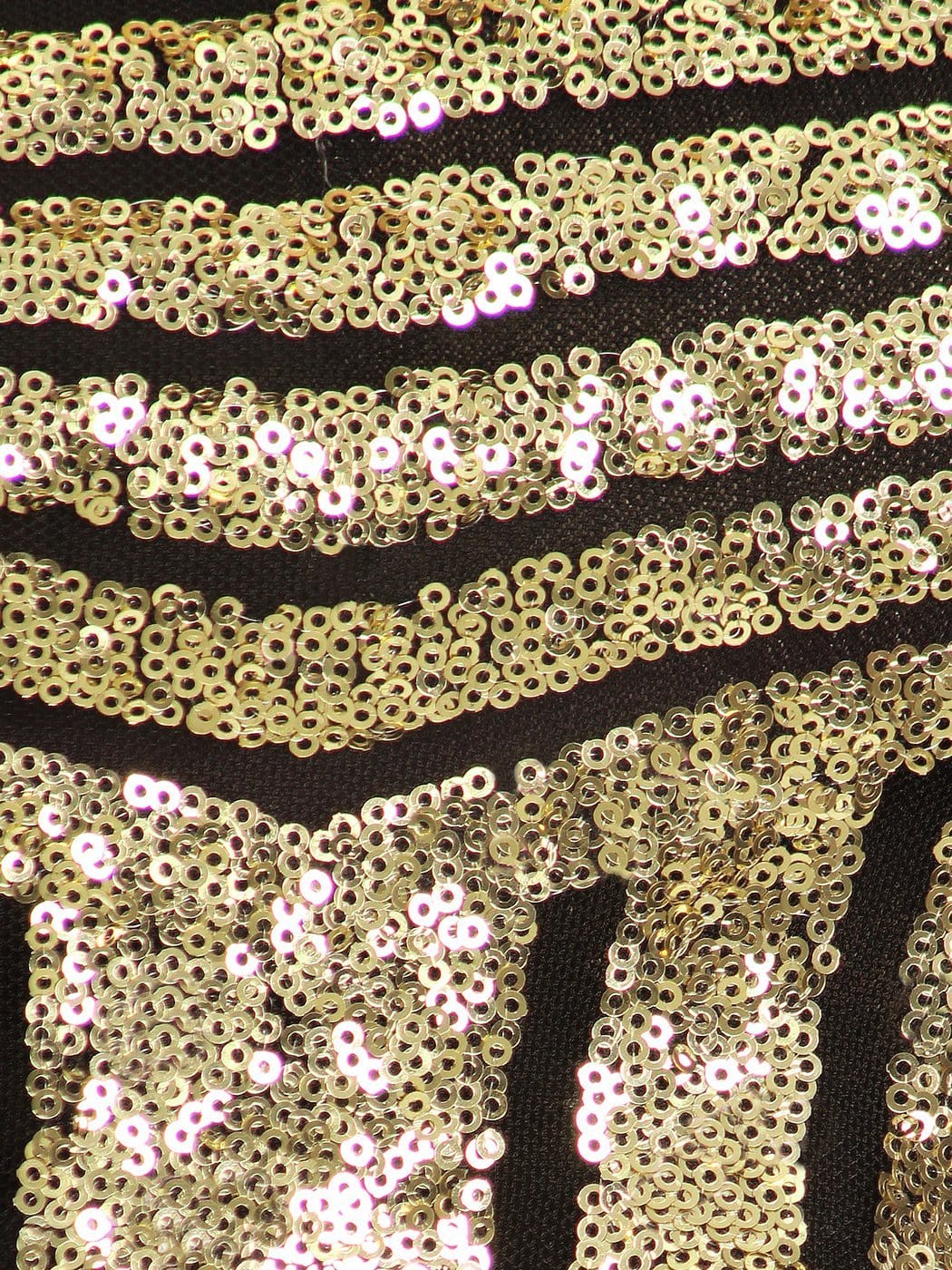 Camisa sin mangas con lentejuelas brillantes en el abdomen