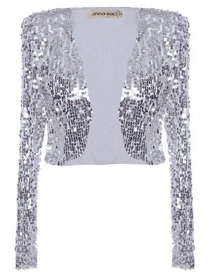 Bolero deslumbrante con lentejuelas