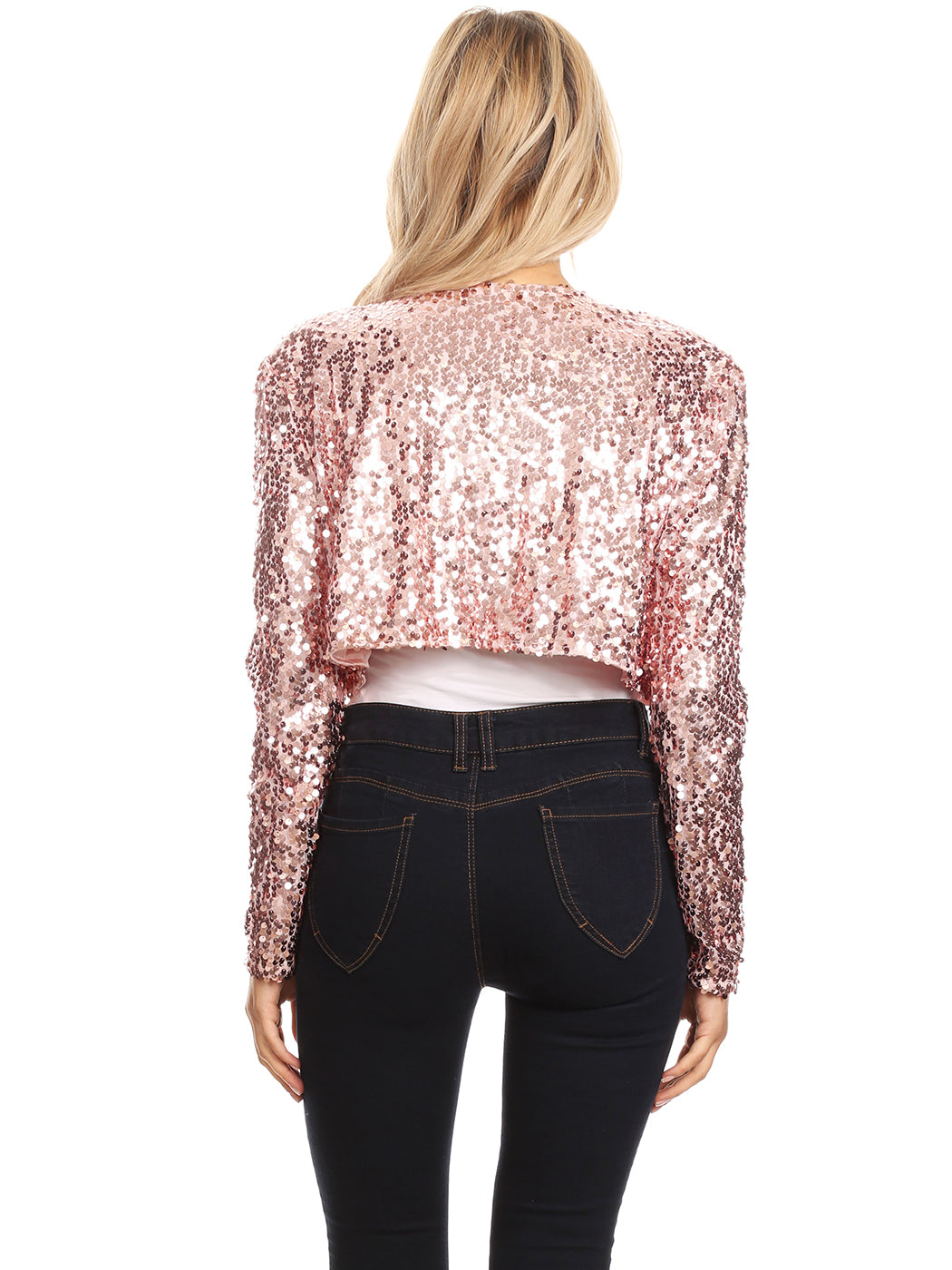 Bolero deslumbrante con lentejuelas
