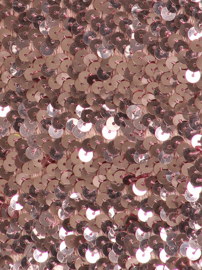 Bandeau sin tirantes con lentejuelas y purpurina