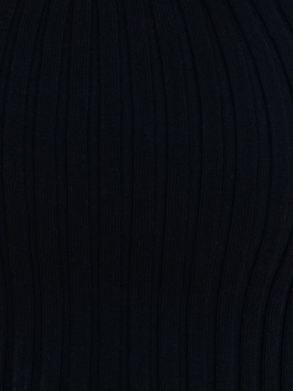 Anna-Kaci Slim Non-Restrictive Stretch Spaghetti Strap Ribbed Knit Crop Tank Top