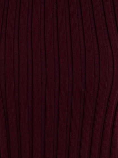 Anna-Kaci Slim Non-Restrictive Stretch Spaghetti Strap Ribbed Knit Crop Tank Top