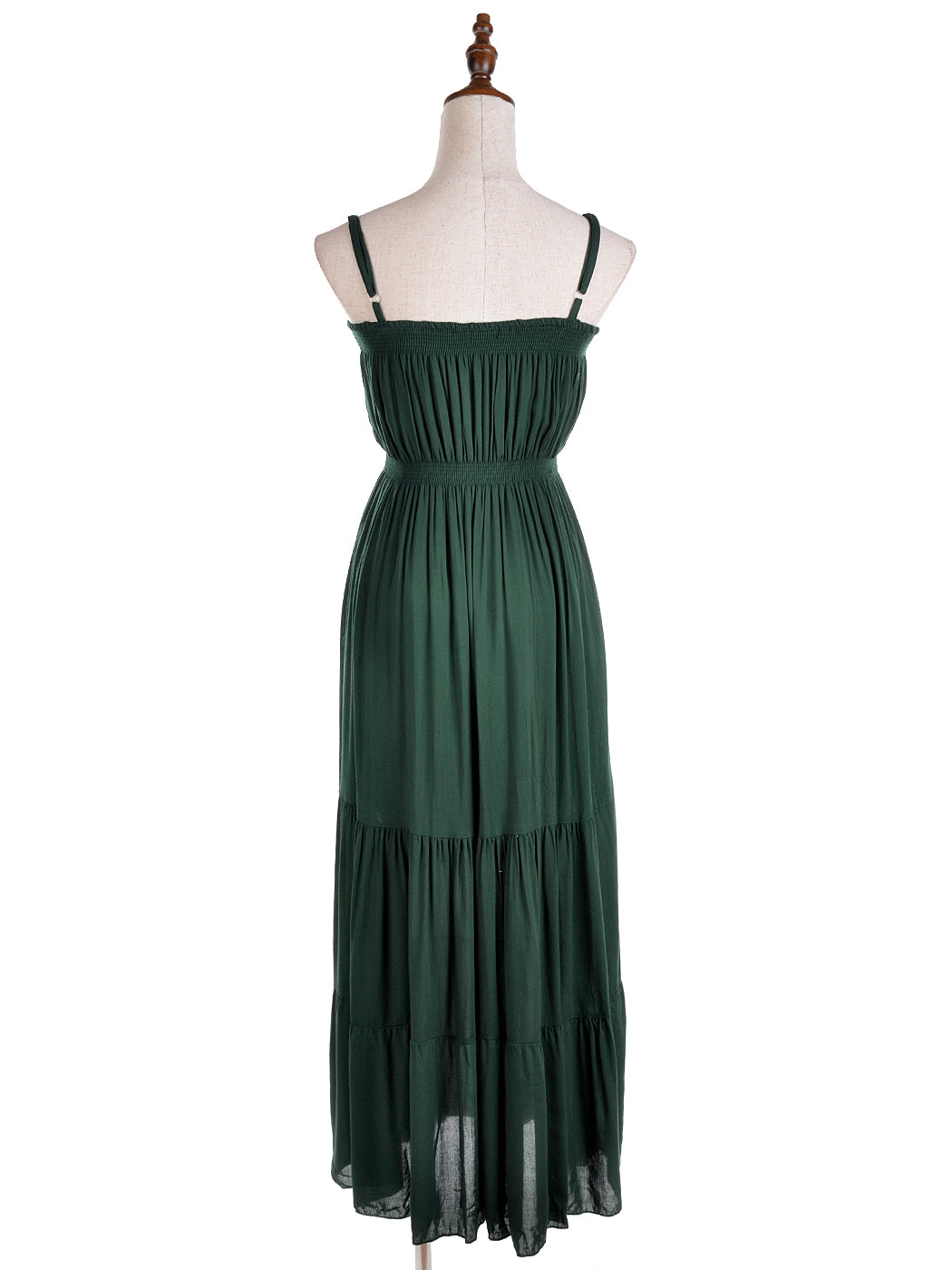 Vestido largo estilo imperio con cintura de Bahamas