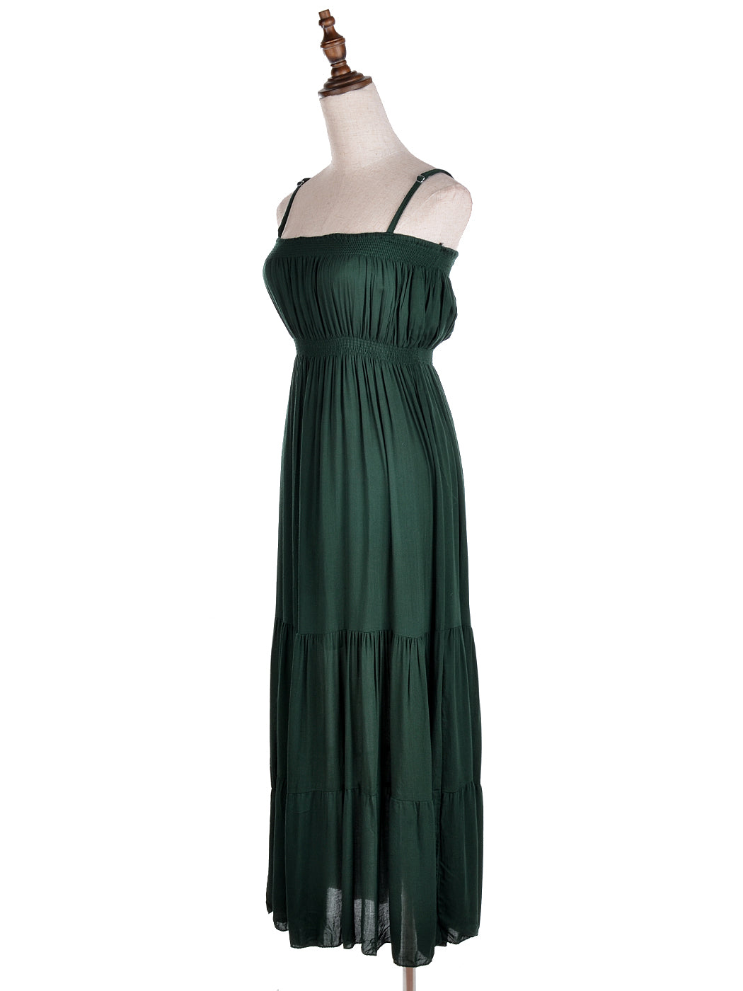 Vestido largo estilo imperio con cintura de Bahamas