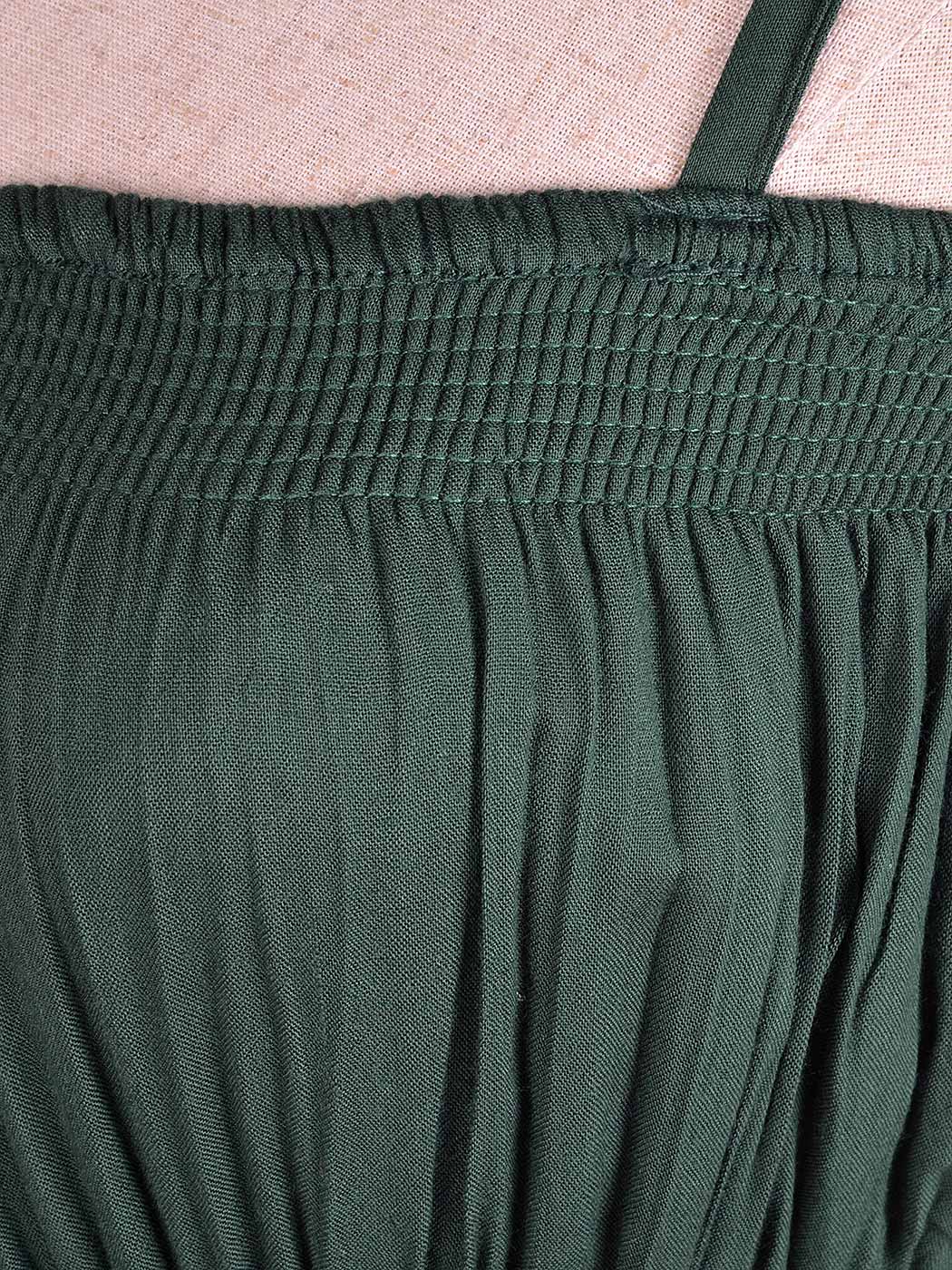 Vestido largo estilo imperio con cintura de Bahamas