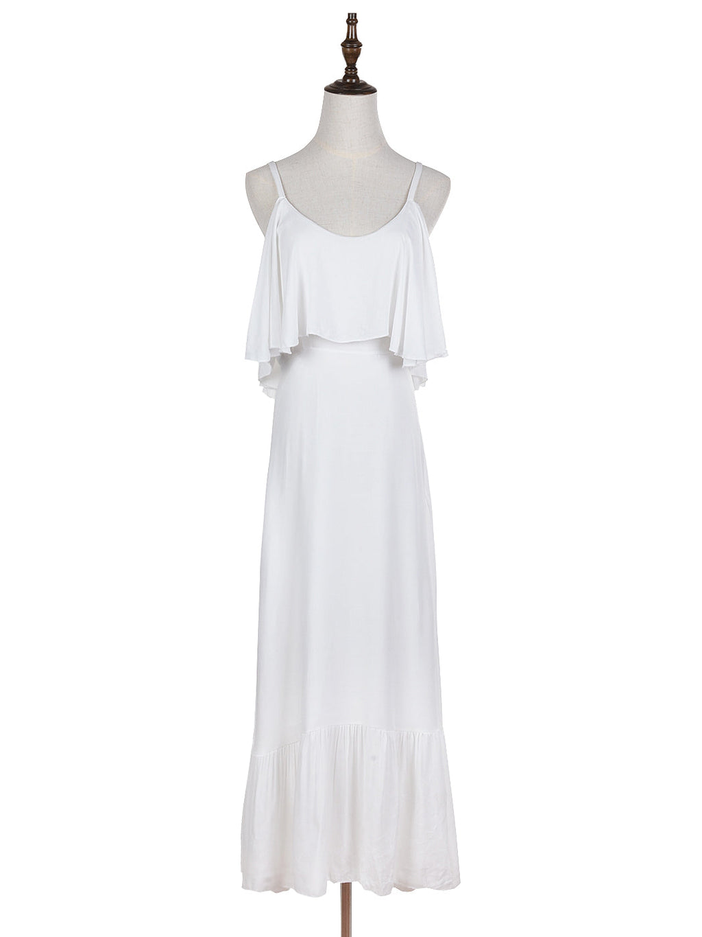 Breezy Spaghetti Strap Layer Maxi Dress