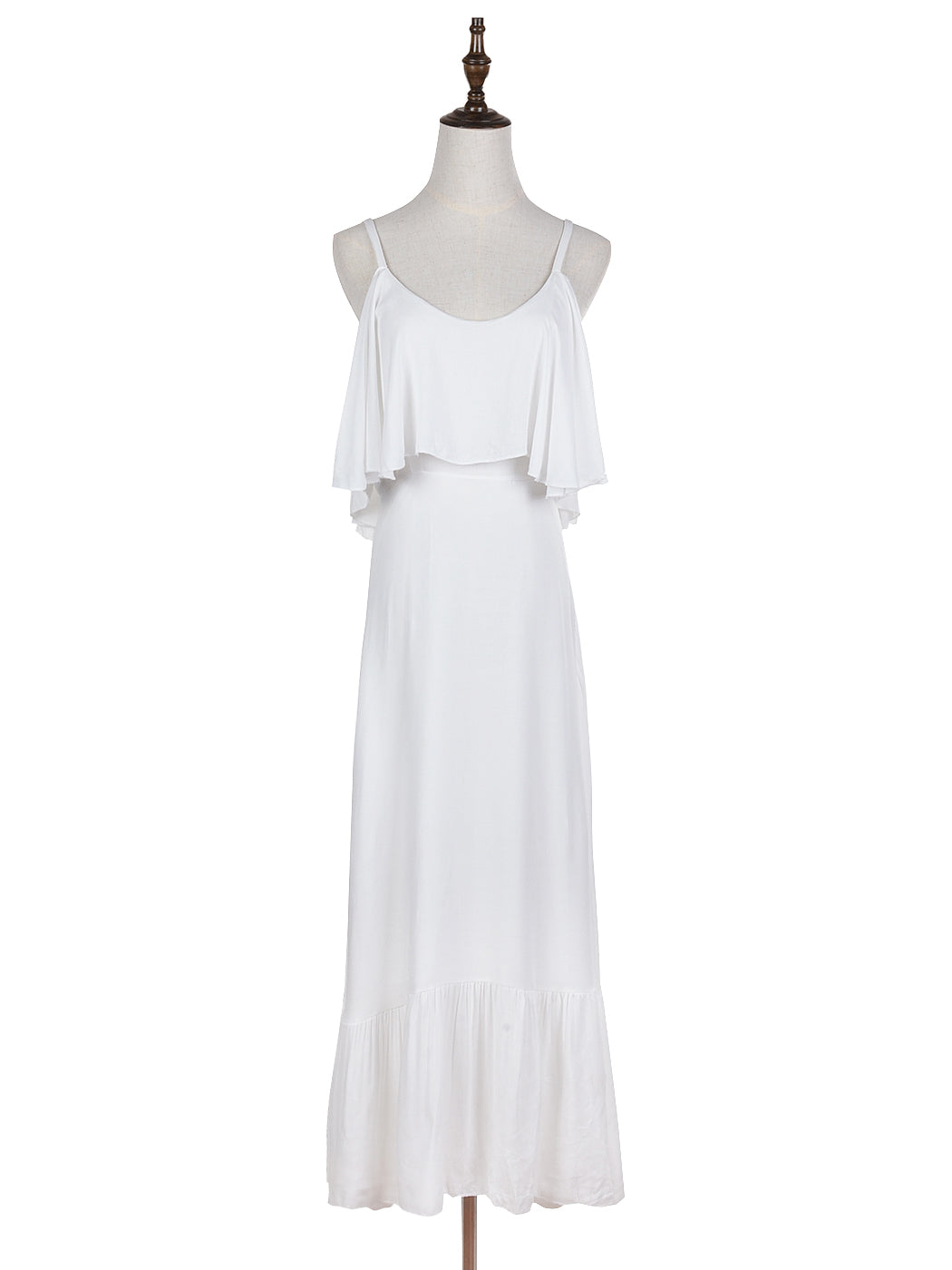 Breezy Spaghetti Strap Layer Maxi Dress
