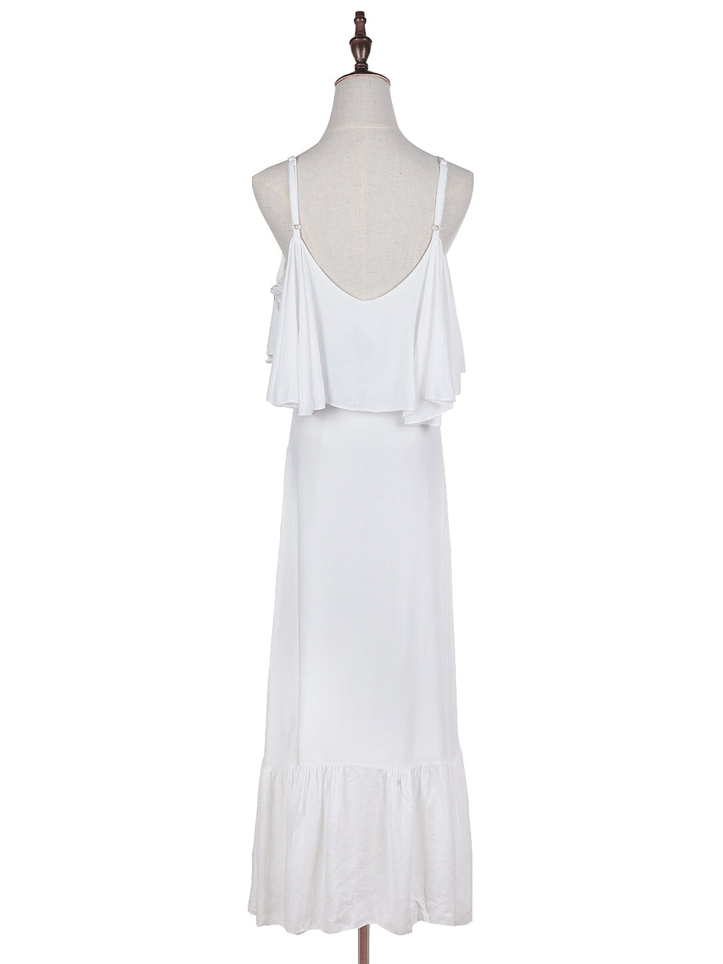 Breezy Spaghetti Strap Layer Maxi Dress