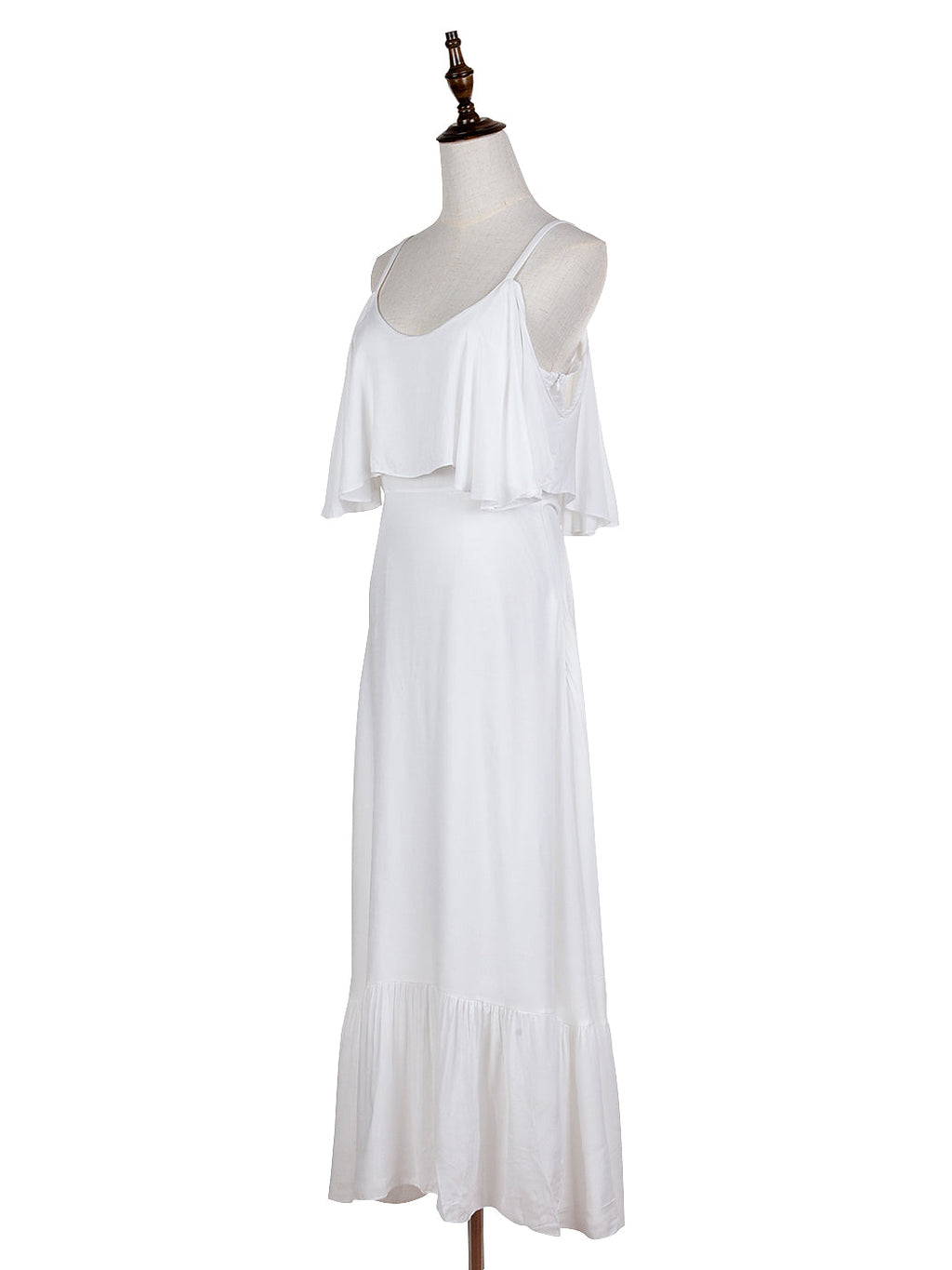 Breezy Spaghetti Strap Layer Maxi Dress