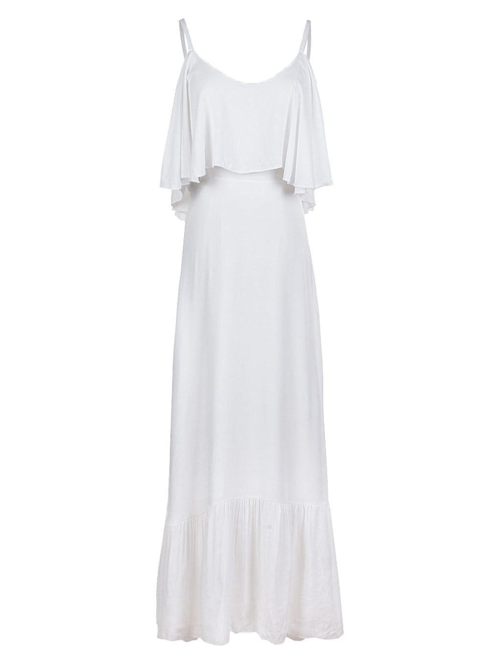 Breezy Spaghetti Strap Layer Maxi Dress