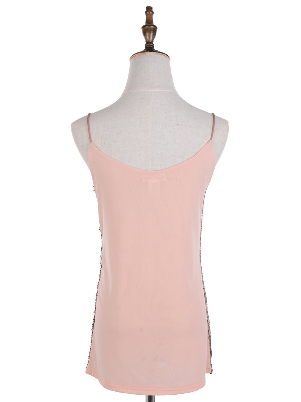Matte Sequin Python Print Camisole Top