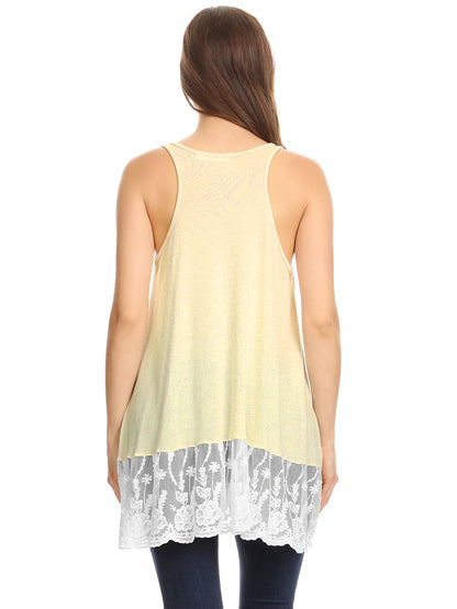 Catalina Embroidered Sleeveless Tunic