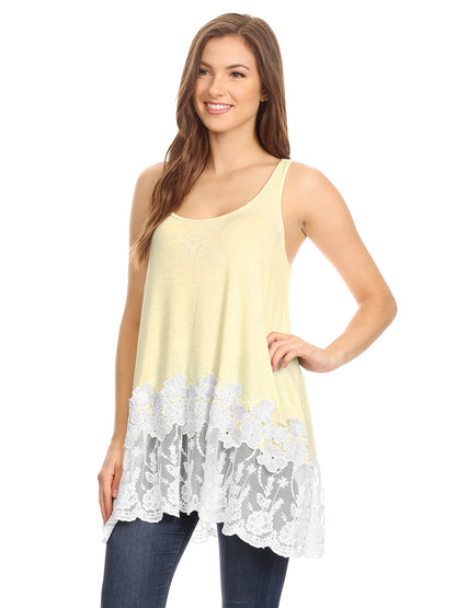 Catalina Embroidered Sleeveless Tunic