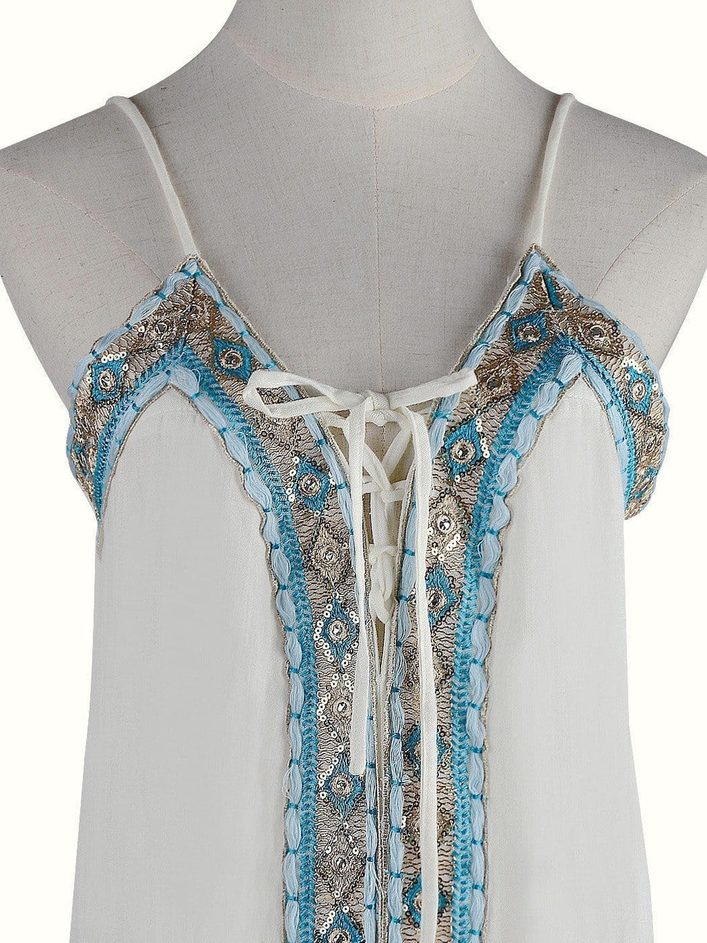 Traje de baño largo estilo bohemio estilo caftán informal Anna-Kaci