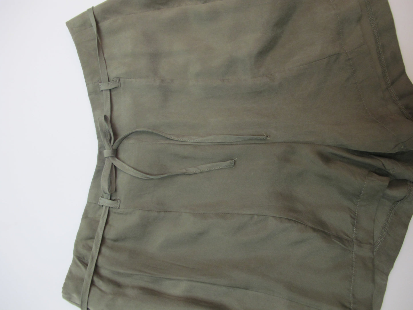 High Waisted Formal Belted Shorts