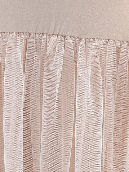 Camisola con tirantes finos y falda de tul para mujer, vestido de bailarina