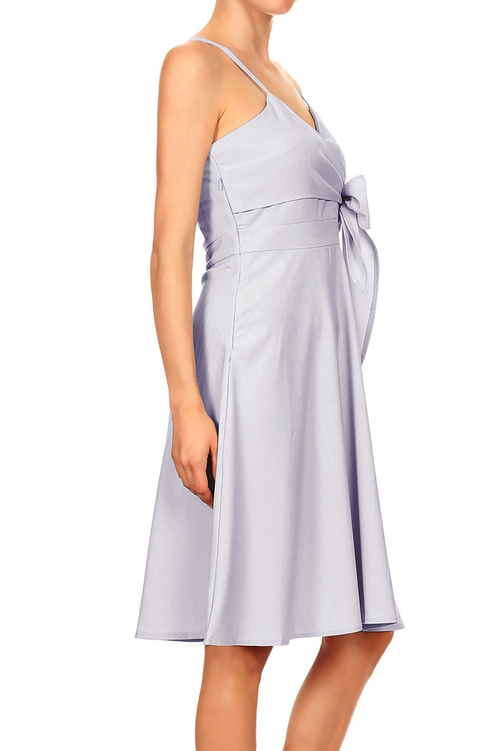 Vestido de fiesta con tirantes finos 