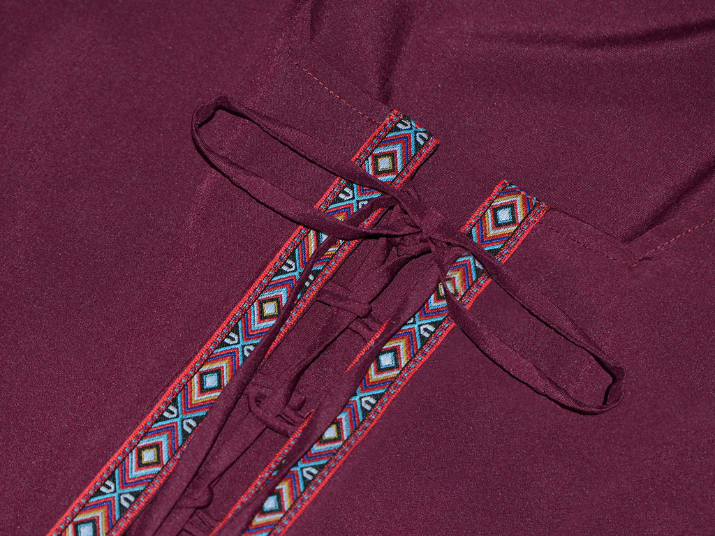 Vestido medieval irlandés con hombros descubiertos para mujer de Anna-Kaci