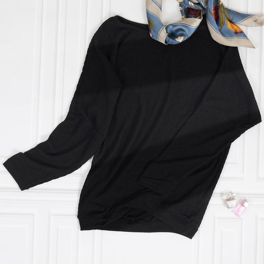 Sudadera de descanso con hombros descubiertos